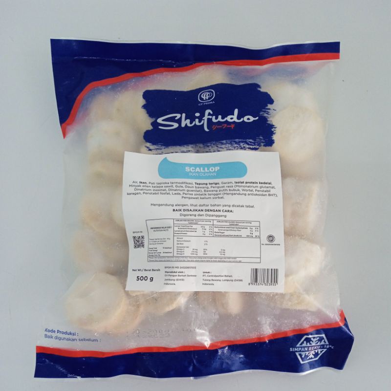 

shifudo scallop 500gr