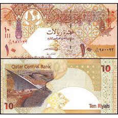 QATAR 10 RIYALS UANG ASING MYR
