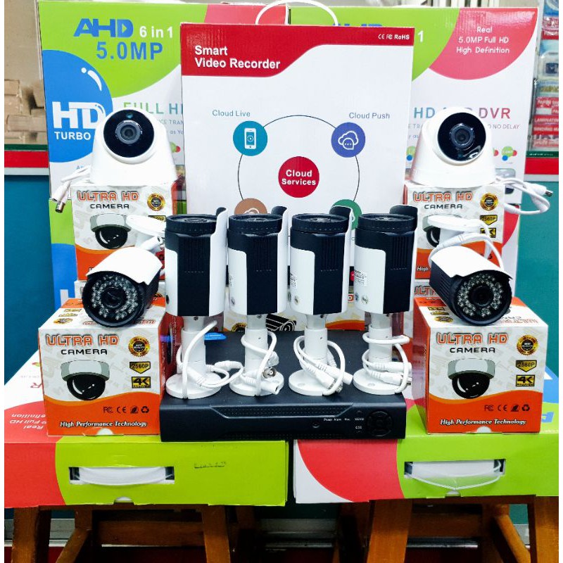 paket cctv 8 kamera 5mp turbo hd ir sony exmor anti air