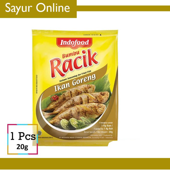 

[SayurOnline] BUMBU RACIK IKAN GORENG [1 Pack, 20g]