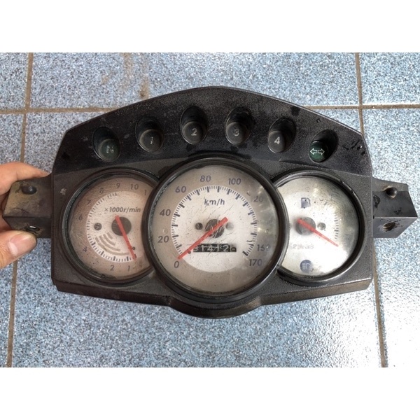 Speedometer Spidometer Kilometer Motor Kawasaki ZX 130 zx 130 Original