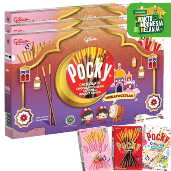 

Ready Stok Pocky Costful 3 Pack 3 Varian Rasa ( Coklat , Stwaberry , Colourful)