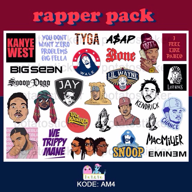 

rapper pack - sticker tumblr