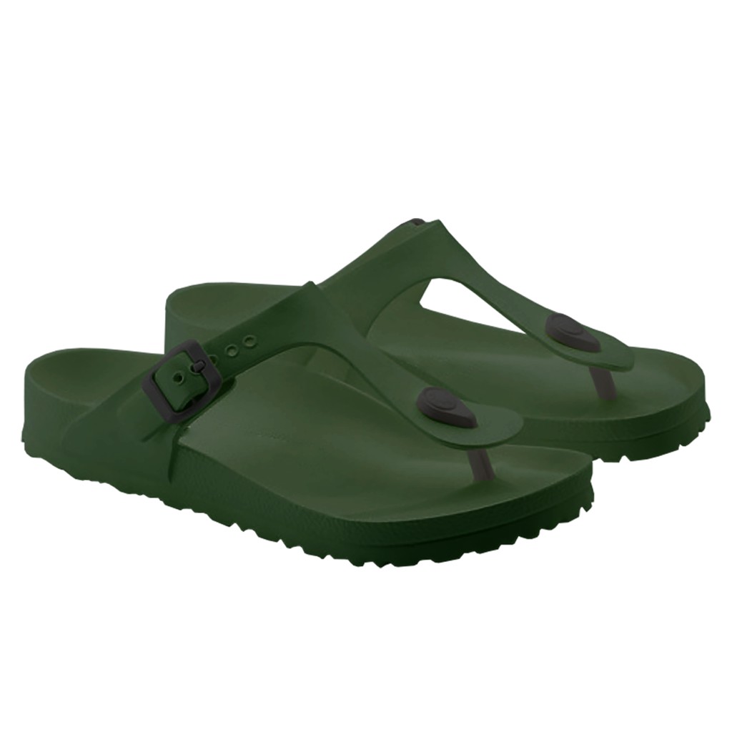 Sandal Jepit Pria / Wanita Import Model BIRKENSTOCK Gizeh Eva Sandal Pria Premium High Grade Quality-Green