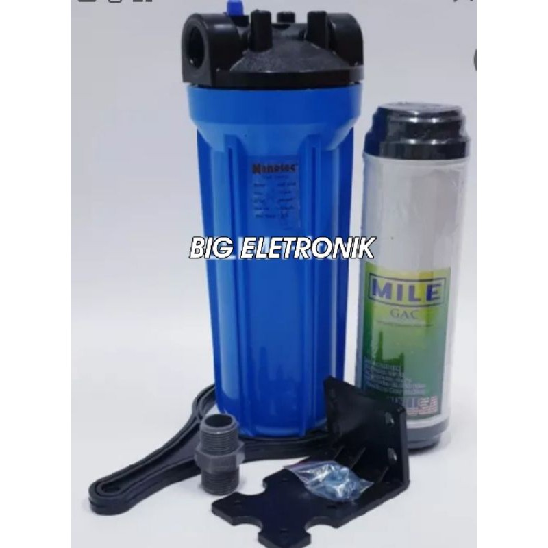 Housing filter air Nanotec+ filter air Carbon UDF kolon 10 inch