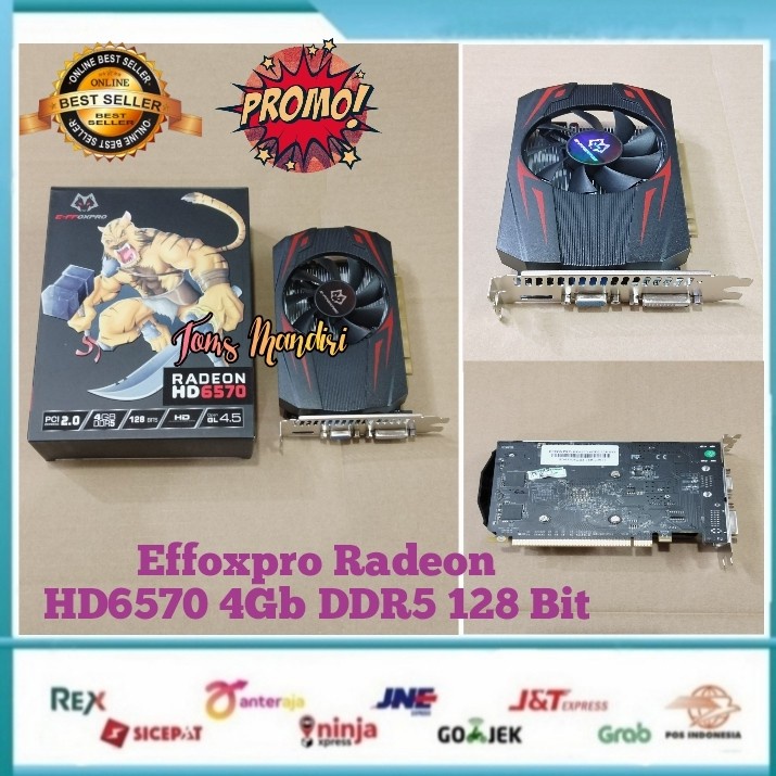 Vga Effoxpro Radeon HD6570 4Gb DDR5 128 bit Garansi Resmi