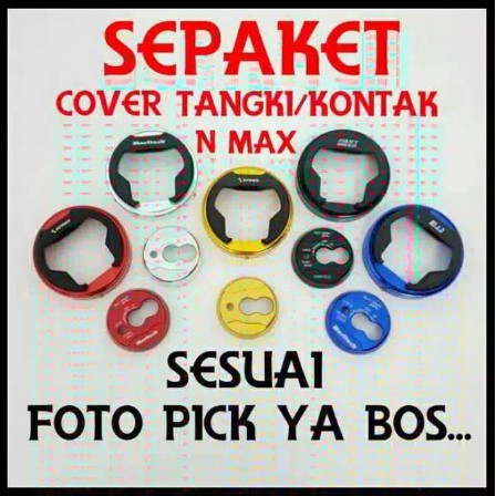 COVER TUTUP TANKI + KONTAK NMAX/TUTUP TANKI NMAX/TUTUP KUNCI NMAX