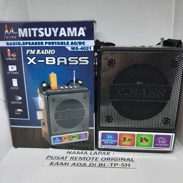 SPEAKER RADIO PORTABEL MITSUYAMA MS-4021 PLUS SENTER