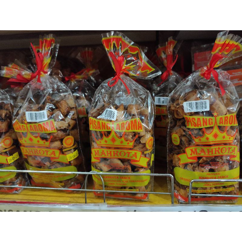 

Pisang aroma pak mahkota 450 gram keripik kerupuk oleh oleh khas magelang jogja temanggung wonosobo