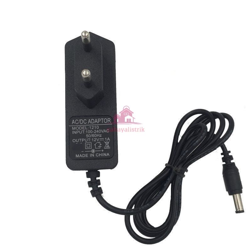 ADAPTOR DC 12V 2A 3A MURNI TRAFO POWER SUPPLY UNTUK LAMPU STRIP ALL CCTV DVR HDD ADP PSU BNC DRAT