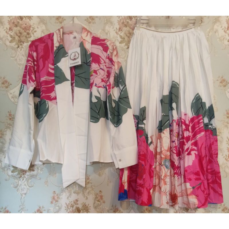 One Set Skirt Gucci Premium Import