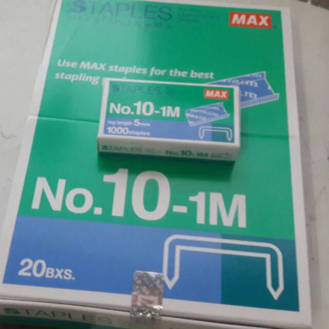 

Isi staples Max no 10 (kecil)