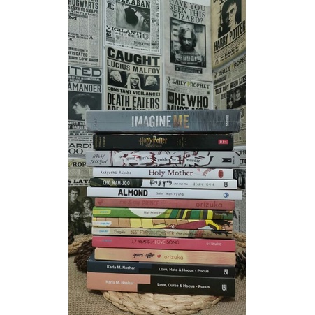 PRELOVED BUKU ORIZUKA // LOVE, HATE & HOCUS - POCUS DUOLOGY // HOLY MOTHER // KIM JIYEONG// ALMOND /