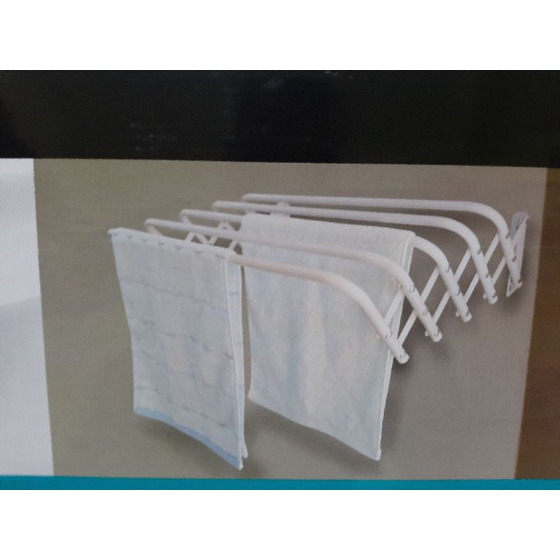 krisbow rak jemuran rak handuk dinding gantungan handuk towel rack hemat tempat