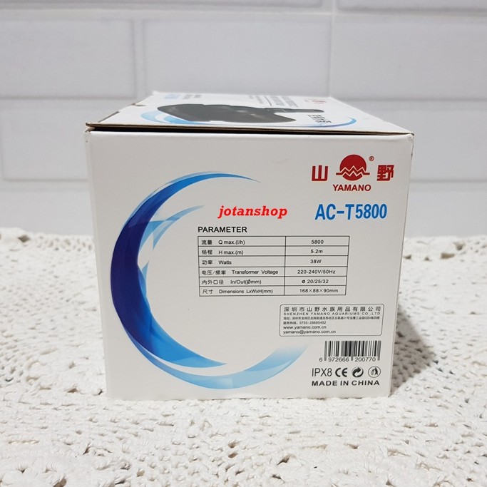 YAMANO ACT 5800 ACT5800 mesin Pompa kolam air mancur low watt AC T 5800