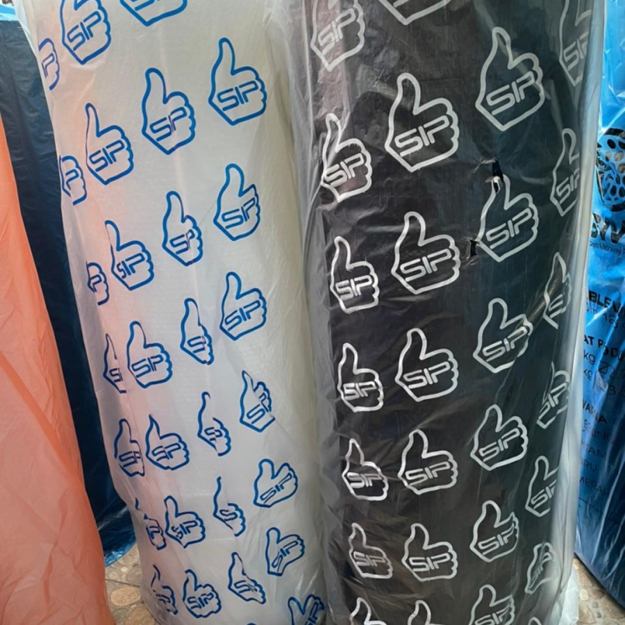 bubble wrap SIP hitam / bening 125cm x 50 m 2,4 kg khusus GRAB/GOSEND