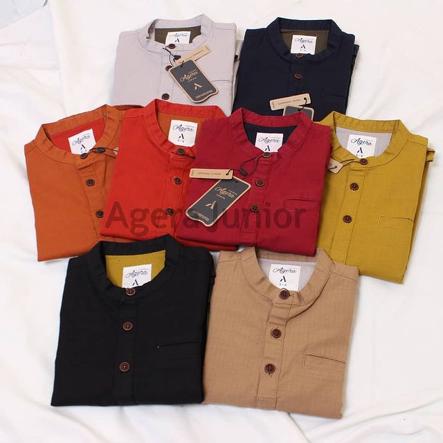 Agera Junior Kemeja Koko Anak Lengan Panjang
