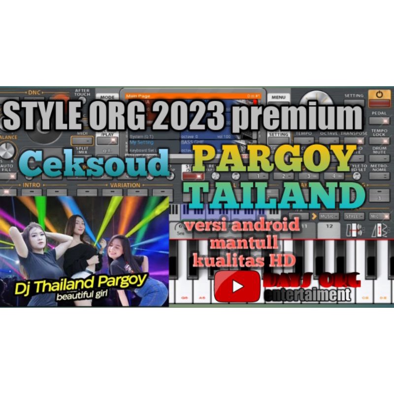 style ORG 2023 vip PARGOY TAILAND