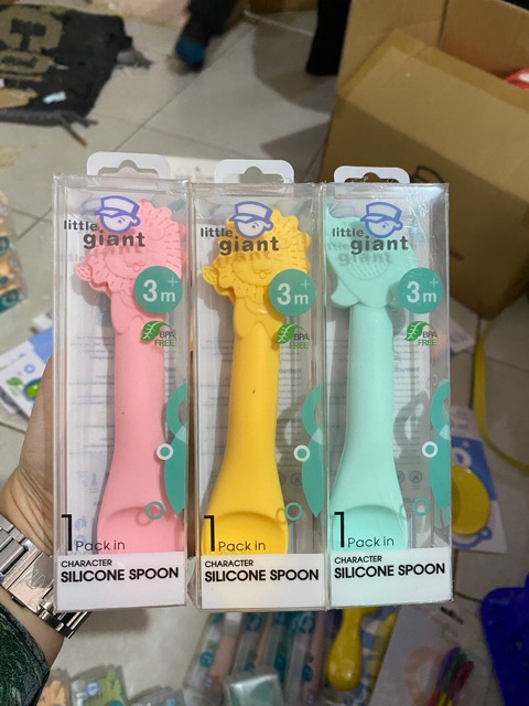 Liitle Giant Character Silicone Spoon Lg1122 - Sendok bayi