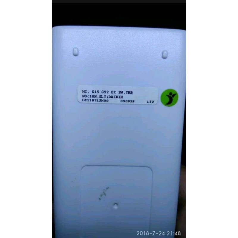 REMOTE REMOT AC DAIKIN SLOP TERBARU ORIGINAL ASLI