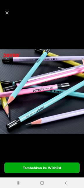 Pensil 2B Joyko P-108 Pearl per pack isi 12 Pensil Joyko P 108