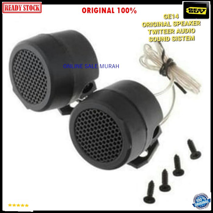 G14 Speaker mini twiter tweeter audio sound sistem system suround surround piezo super pasif Mobil motor treble karaoke dome airrow digital auto vokal vocal coil booster G14   Harga 2pcAs BISA DI SEGALA JENIS AUDIO  Frequency response 4Khz-2