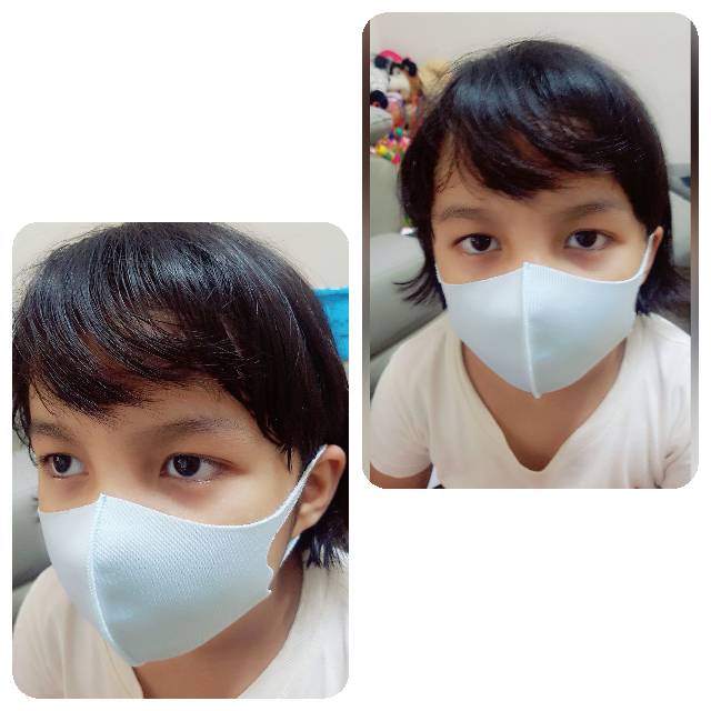 MASKER ANAK BALITA IMPORT ORIGINAL REUSABLE WARNA POLOS SIZE KECIL (BISA PILIH WARNA)