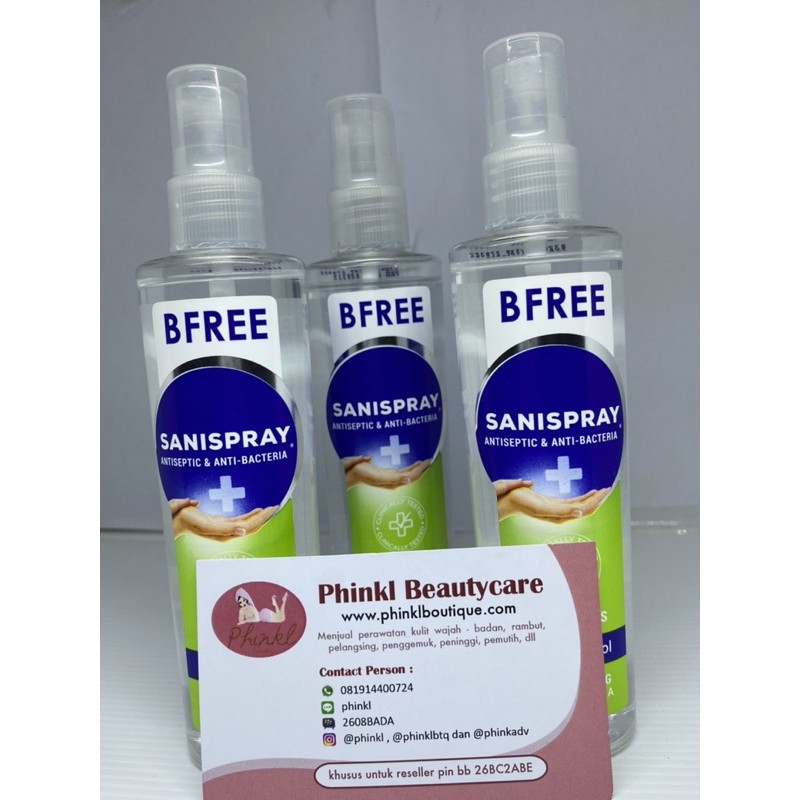 `ღ´ PHINKL `ღ´[ESENSES] esenses Bfree sanispray hand sanitizer cair anti bakteri kuman