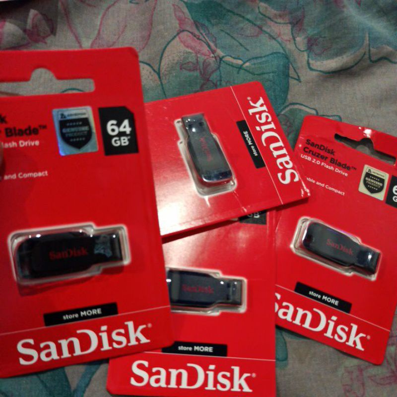 FLASHDISK  64gb SanDisk Cruzer Blade 64GB CZ50 FLASHDISK 64GB SANDISK
