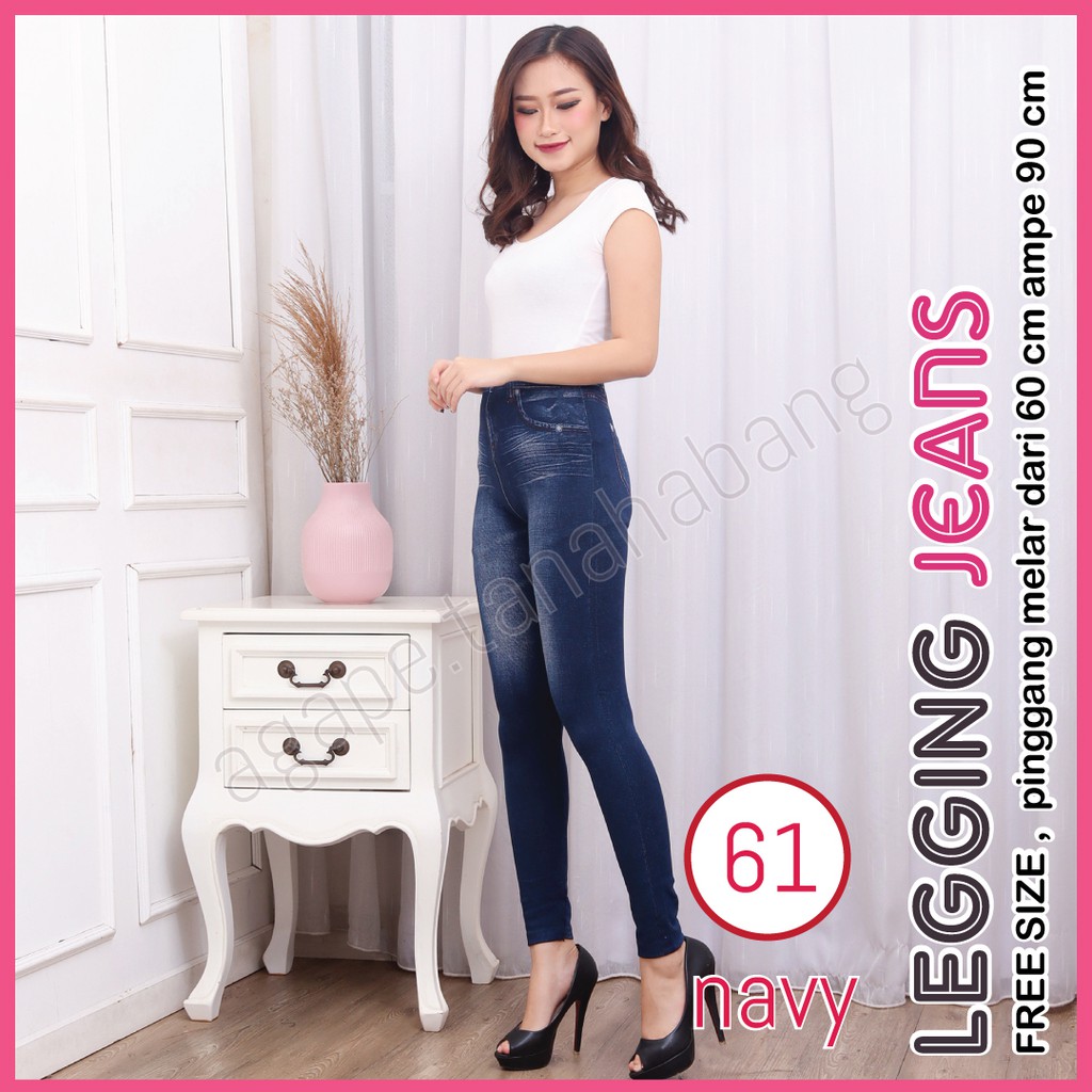 legging Jeans #61 / Legging Jeans Wanita