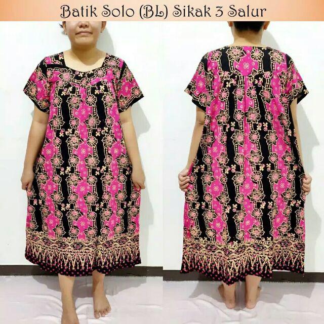 Daster Batik Solo (cetak) - Sikak 3 Salur - Murah Harga Distributor