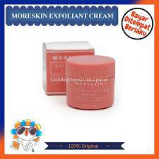 Moreskin exfolian cream - mengecilkan pori pori wajah