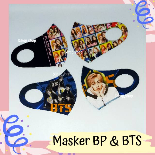 Masker Scuba BTS Blackpink