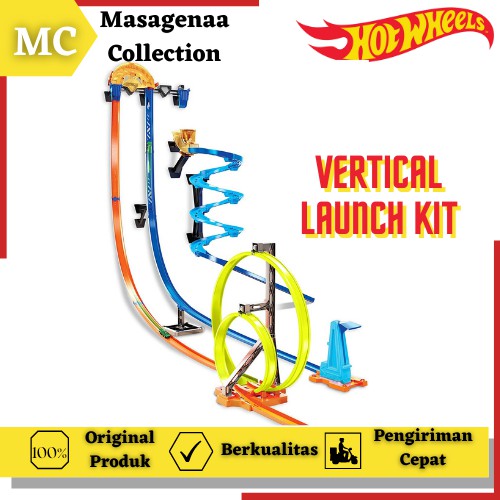 Mainan Lintasan Jalanan Arena Trek Kota Hot Wheels Hotwheels Hotwheel Track Set Builder Double Loop