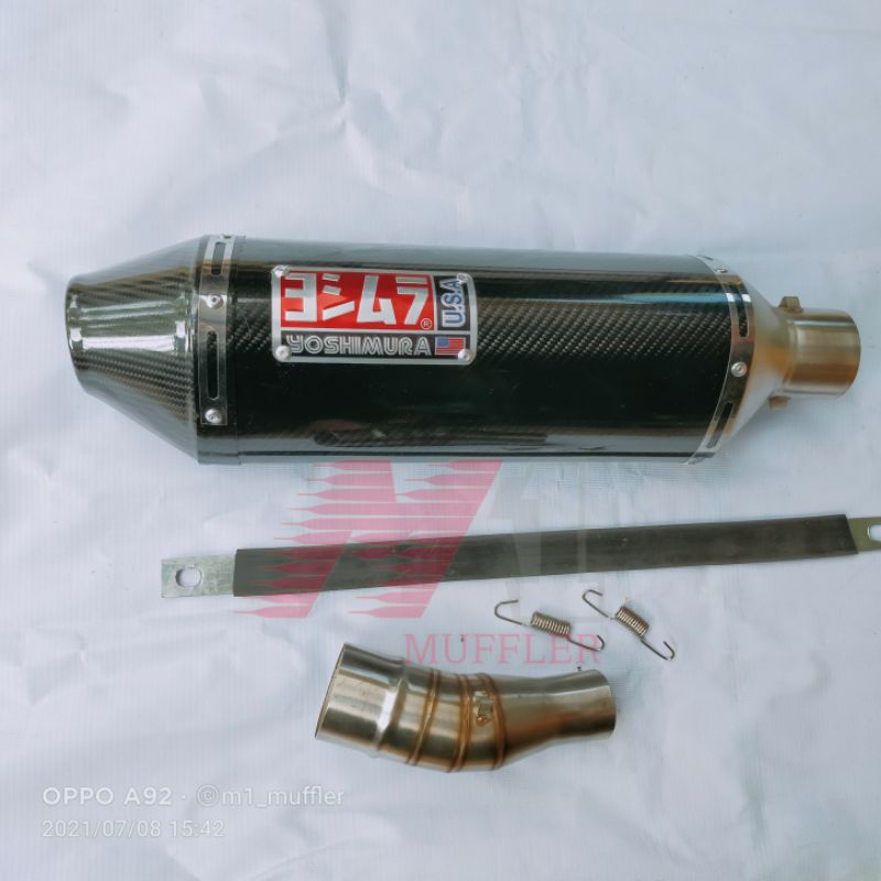 BASS ADEM Knalpot Racing Ninja 250 Z250 Z250SL R25 MT25 CB150R CB150R CBR250RR Slip On Yoshimura USA-6