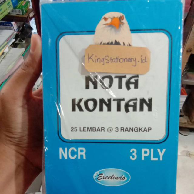 

[PCS] Nota kontan kecil 3ply (hanya untuk pembelian kelipatan 10 buku)