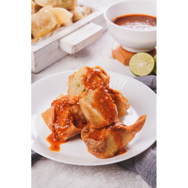 

Batagor Campur 15pcs/Pangsit Tahu Siomay Frozen pack Vakum/Batagor Bandung asli Enak/Premium Batagor