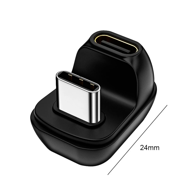 Adapter Usb 4.0 / 2.0 Tipe C Siku Male Ke Female Untuk PC