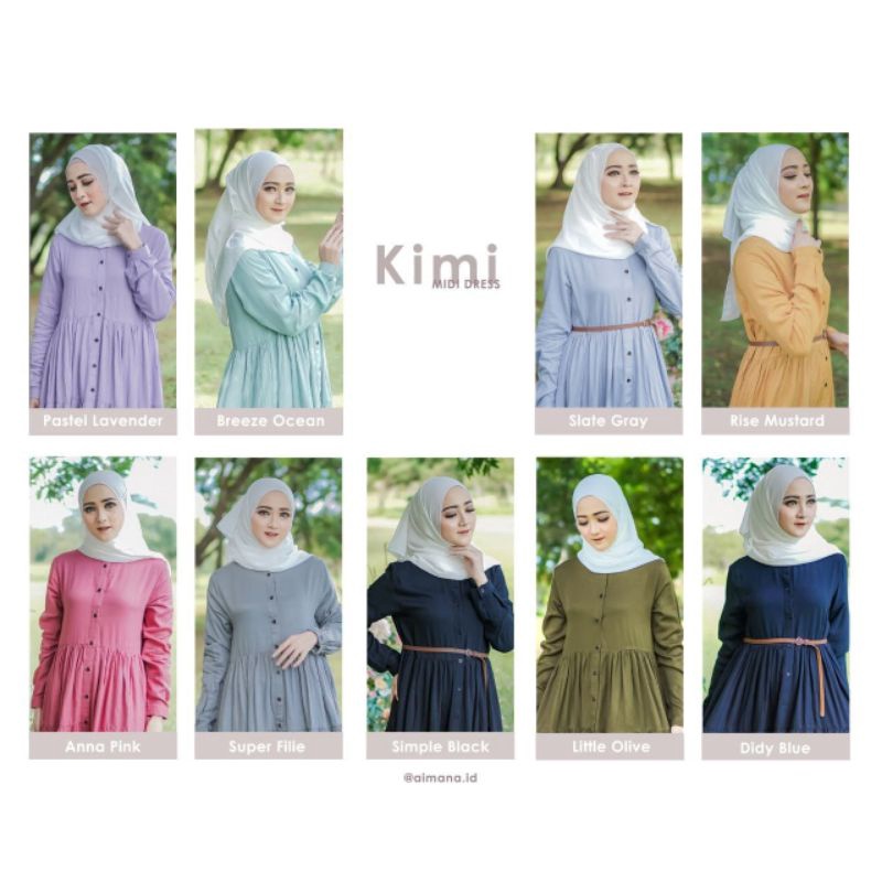 MIDI DRESS KIMI BY AIMANA