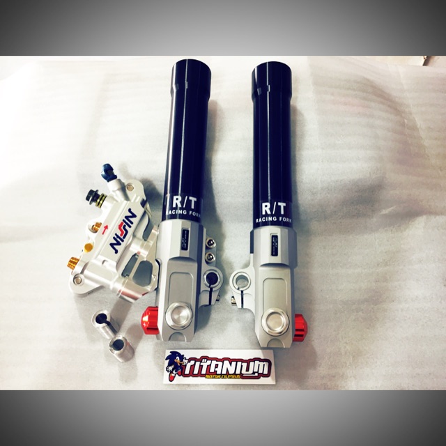 Tabung shock depan ori Rt stage plus kaliper nissin monoblok beat vario mio