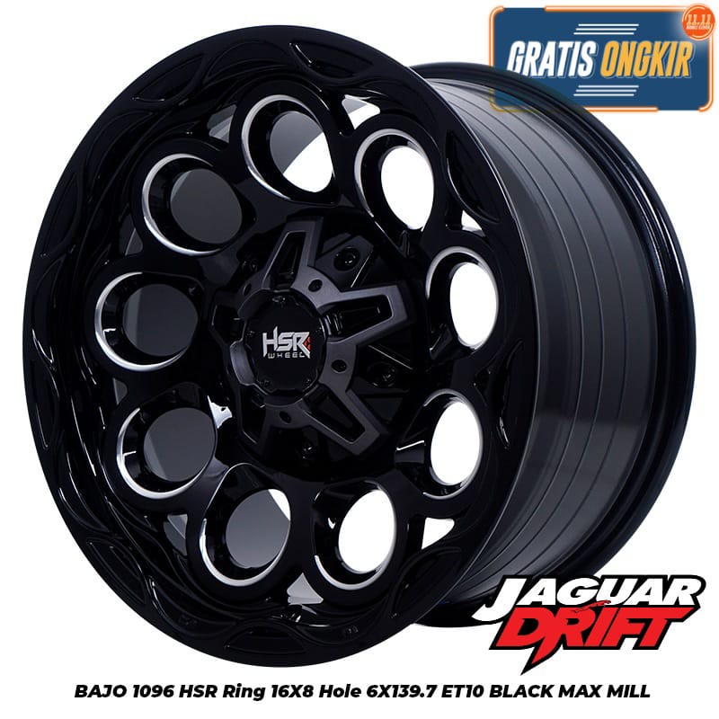Velg Ban mobil Type BAJO Ring 16x8 pcd 6x139,7 Pajero fortuner