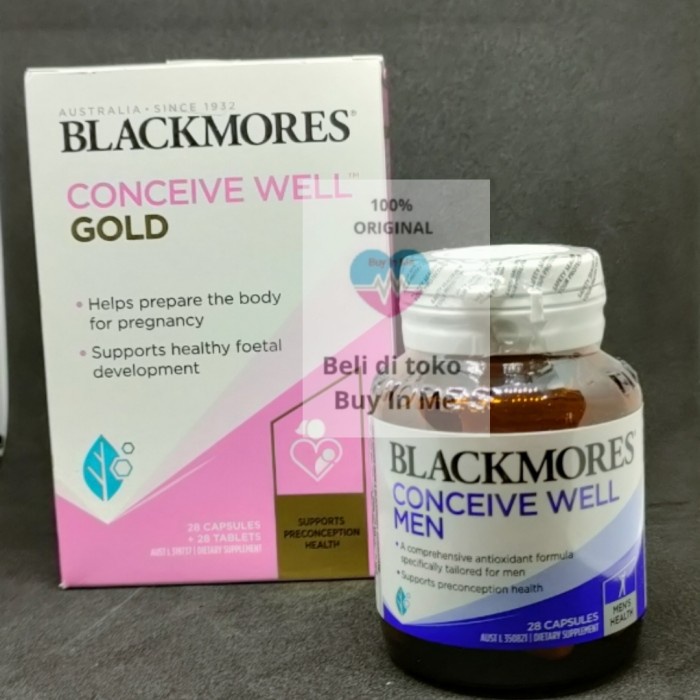 {cantikstore} Blackmores Conceive Well Gold  Conceive Well Men Limited