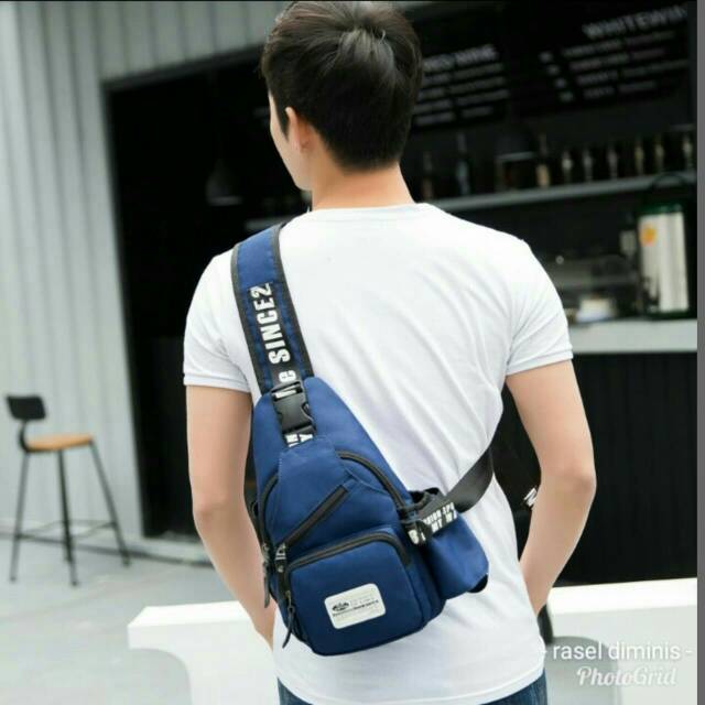 Tas selempang TERBAIK tas punggung pria boys adam waistbag BISA COD