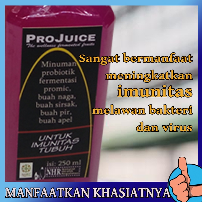 

PROJUICE / PROJUS / JUSPRO / MINUMAN PROBIOTIC / PROMIC DAN BUAH PILIHAN