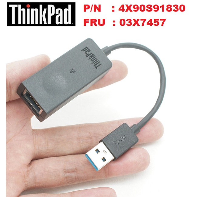 Adapter Dongle Cable USB 3.0 Lenovo Thinkpad RJ45 Ethernet Original