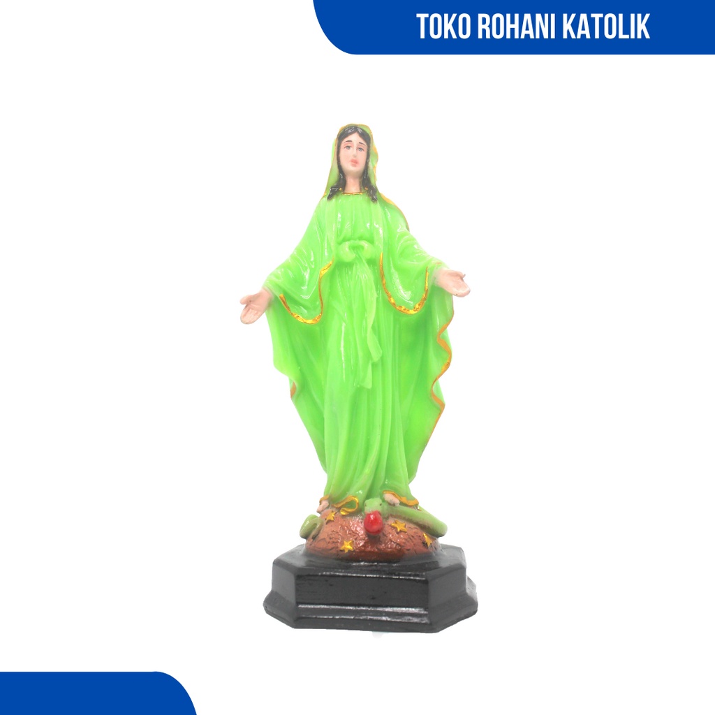 PATUNG MARIA 25 CM FOSFOR (Glow in the Dark) / PATUNG BUNDA MARIA / PATUNG KATOLIK FOSPOR