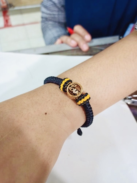 Gelang tangan wanita //gelang rajut //gelang lapis emas //perhiasan