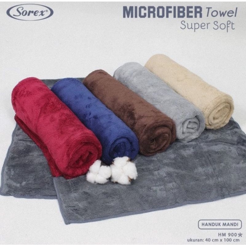 Sorex Handuk Mandi Microfiber Towel Daya Serap Tinggi HM900