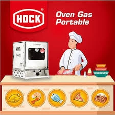 HOCK OVEN GAS PORTABLE I OVEN HOCK HO-GS103 (STAINLESS STEEL)