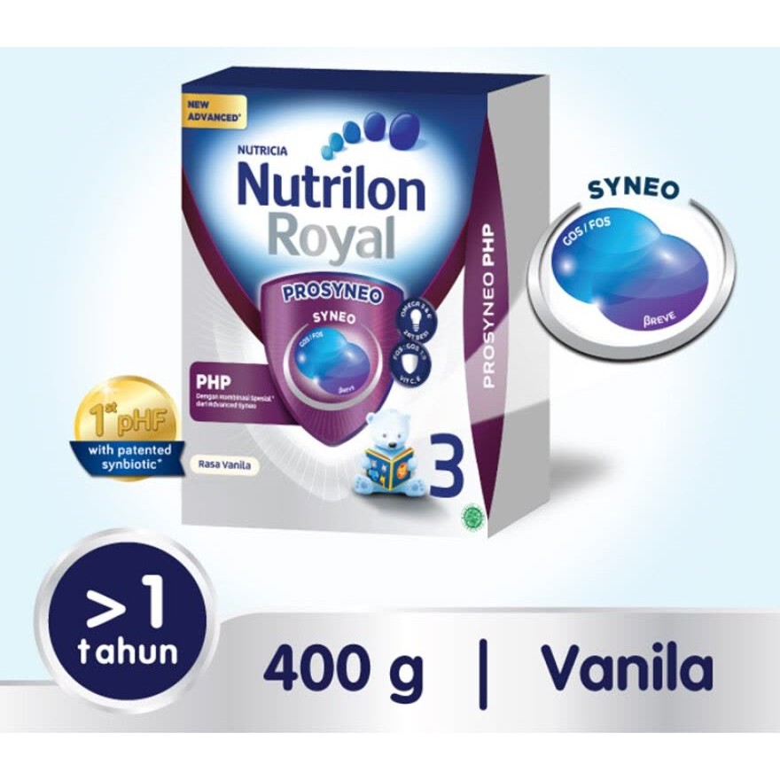 Nutrilon Royal 3 PHP Vanila 400 Gram - Prosyneo